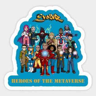 Heroes of the metaverse Sticker